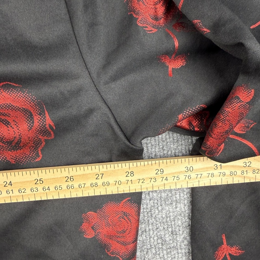 Drill Clothing Company Hoodie‎ Mens 5XL Black Rose Floral Pullover Stretch - Picture 11 of 11